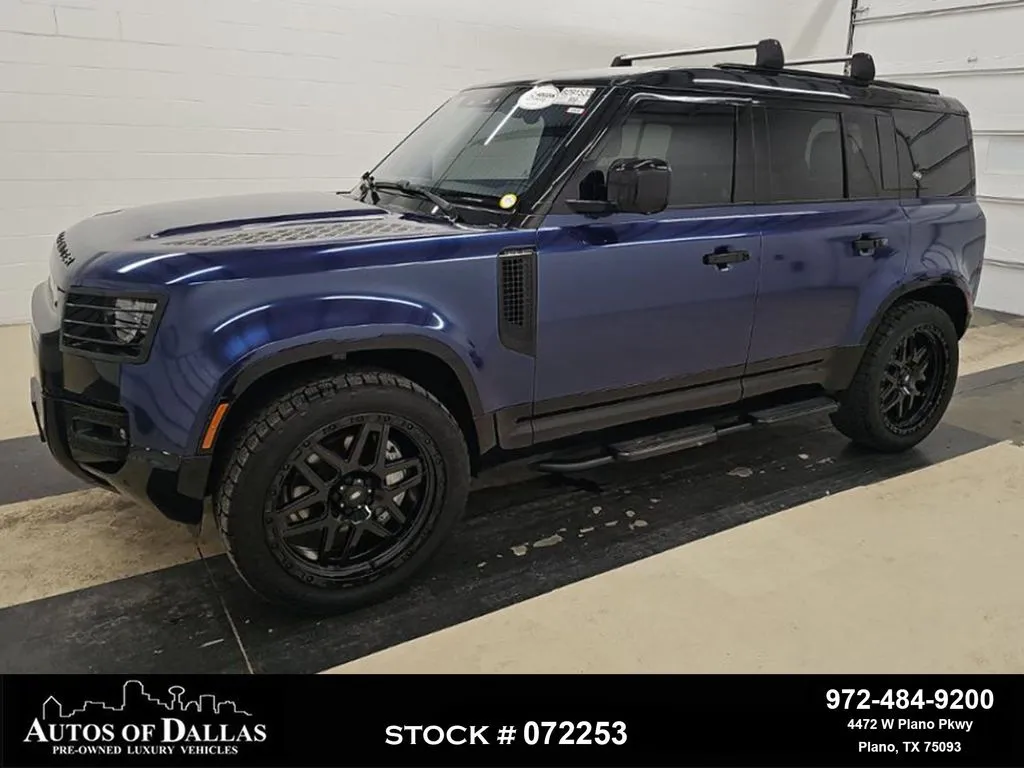 Black 2022 Land Rover Defender 110 X-Dynamic HSE for sale in Plano, TX