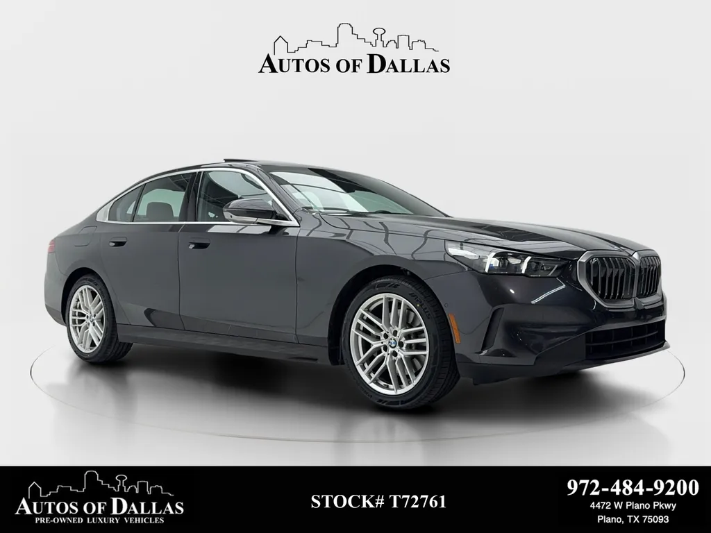 Gray 2025 BMW 5 Series 530i for sale in Plano, TX