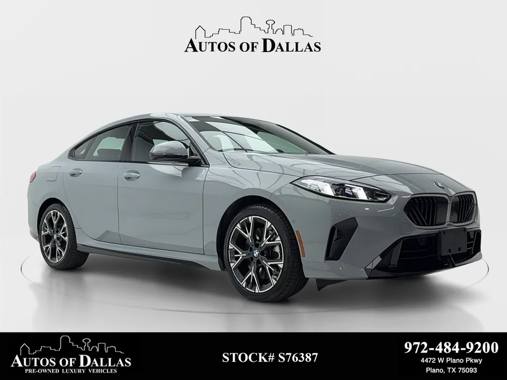 Gray 2025 BMW 2 Series 228 xDrive Gran Coupe for sale in Plano, TX