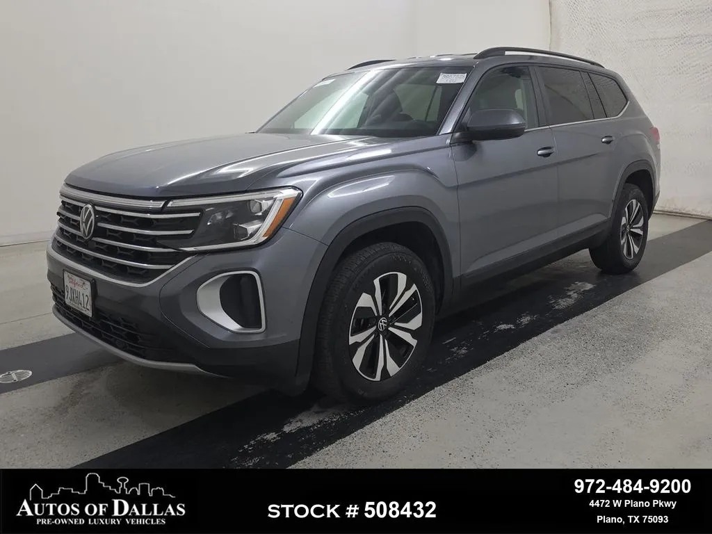 Gray 2024 Volkswagen Atlas 2.0T SE for sale in Plano, TX