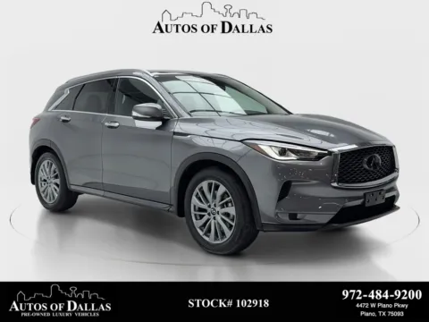 Gray 2025 INFINITI QX50 LUXE for sale in Plano, TX