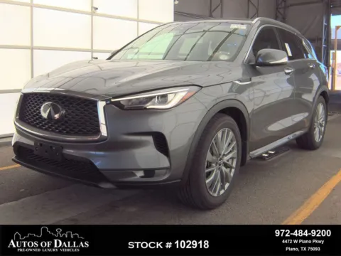 Gray 2025 INFINITI QX50 LUXE for sale in Plano, TX