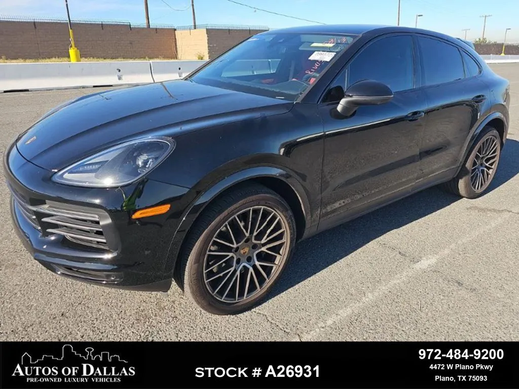 Black 2023 Porsche Cayenne Coupe Platinum Edition for sale in Plano, TX