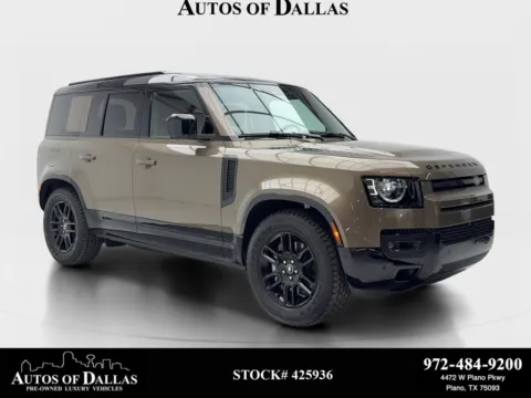 Brown 2025 Land Rover Defender 110 X-Dynamic SE for sale in Plano, TX