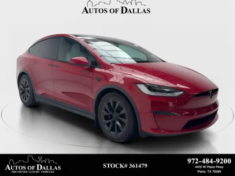 Red 2022 Tesla Model X for sale in Plano, TX