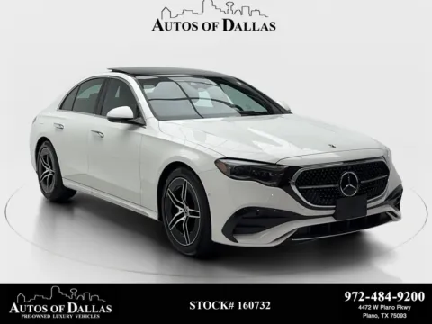 Black 2025 Mercedes-Benz E-Class E 350 AMG SPORT,NAV,CAM,PANO,BLIND SPOT,19" WLS for sale in Plano, TX