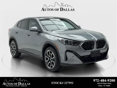 Gray 2025 BMW X2 xDrive28i NAV,CAM,PANO,HTD STS,BLIND SPOT for sale in Plano, TX