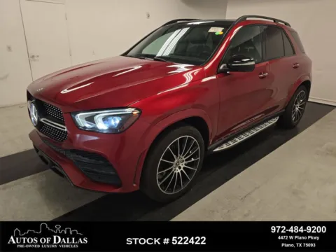 Red 2021 Mercedes-Benz GLE 350 for sale in Plano, TX