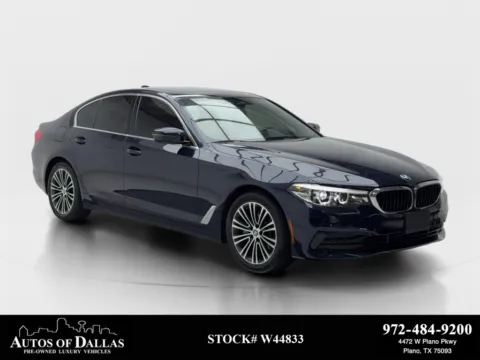 Blue 2019 BMW 5 Series 530i xDrive for sale in Plano, TX