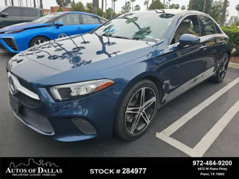 Blue 2021 Mercedes-Benz A-Class A 220 for sale in Plano, TX