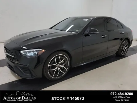Black 2023 Mercedes-Benz C-Class C 300 for sale in Plano, TX
