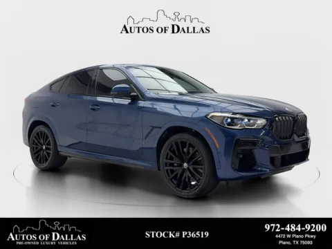 Blue 2023 BMW X6 M50i for sale in Plano, TX