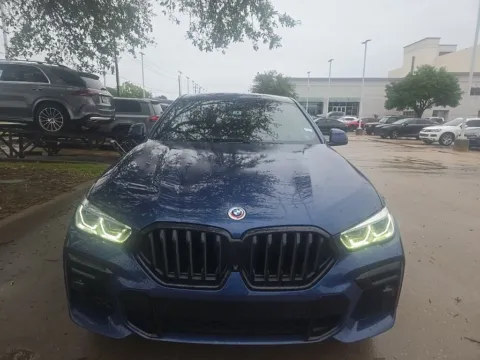 Blue 2023 BMW X6 M50i for sale in Plano, TX