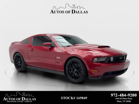 Red 2011 Ford Mustang GT Premium for sale in Plano, TX