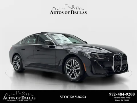 Black 2025 BMW 4 Series 430i Gran Coupe for sale in Plano, TX
