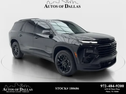 Black 2025 Chevrolet Traverse LT for sale in Plano, TX