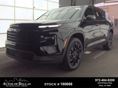 Black 2025 Chevrolet Traverse LT for sale in Plano, TX
