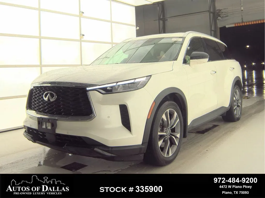 White 2024 INFINITI QX60 LUXE for sale in Plano, TX
