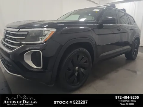 Black 2024 Volkswagen Atlas 2.0T SE w/Technology for sale in Plano, TX