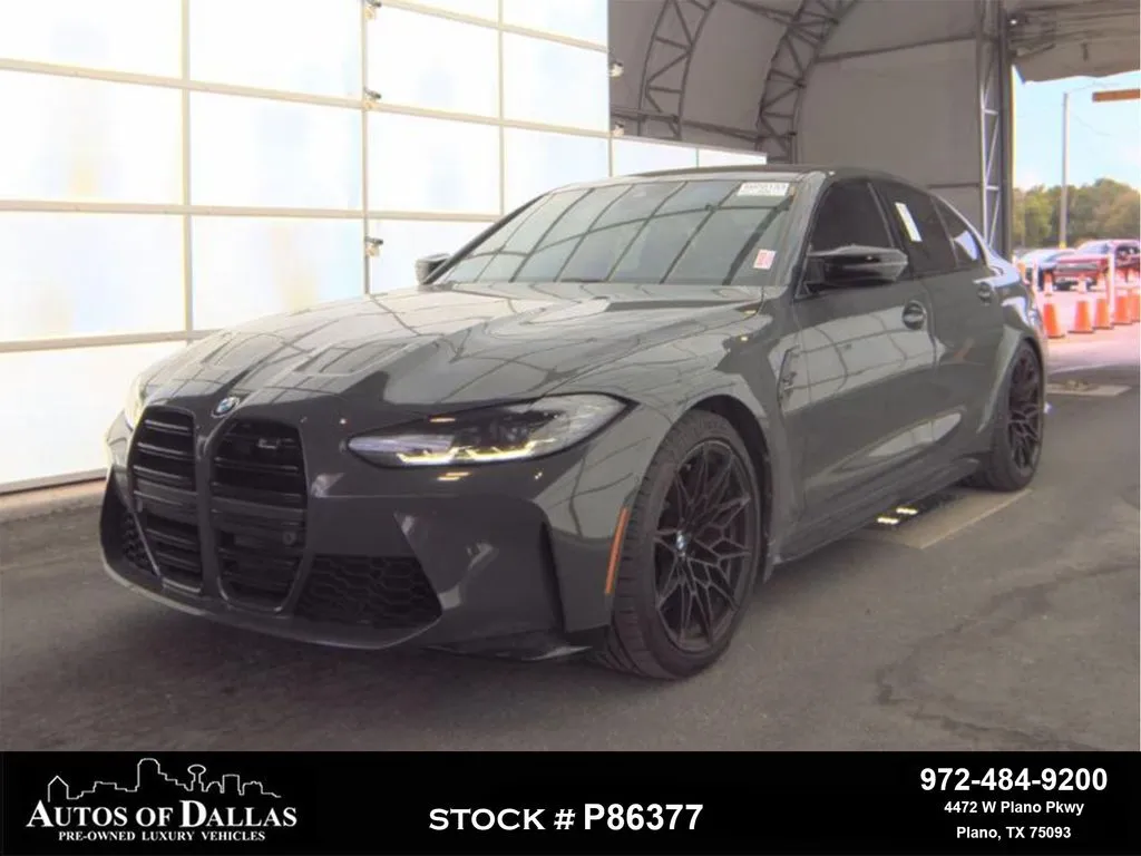 Gray 2023 BMW M3 Competition for sale in Plano, TX
