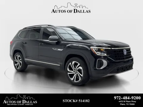 Black 2024 Volkswagen Atlas 2.0T SE w/Technology for sale in Plano, TX
