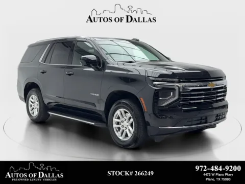 Black 2025 Chevrolet Tahoe LT NAV,CAM,HTD STS,BLIND SPOT,3RD ROW for sale in Plano, TX