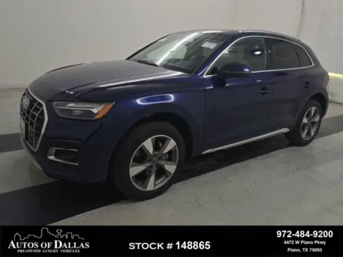 Blue 2023 Audi Q5 40 Premium Plus for sale in Plano, TX