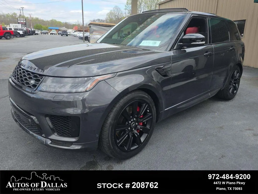 Gray 2022 Land Rover Range Rover Sport HST for sale in Plano, TX