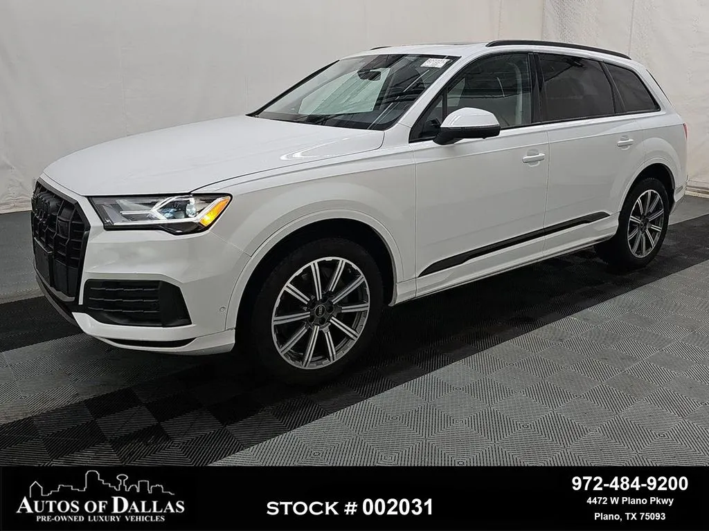 White 2023 Audi Q7 45 Premium Plus for sale in Plano, TX