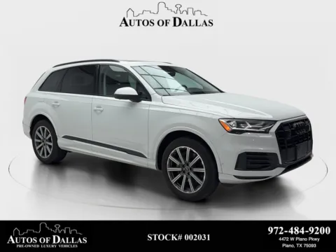White 2023 Audi Q7 45 Premium Plus for sale in Plano, TX