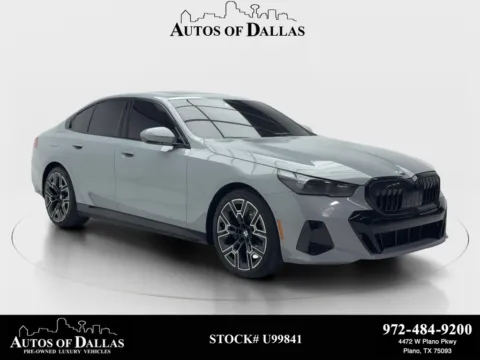 Gray 2026 BMW 5 Series 530i M SPORT,NAV,CAM,SUNROOF,BLIND SPOT,20" M WLS for sale in Plano, TX