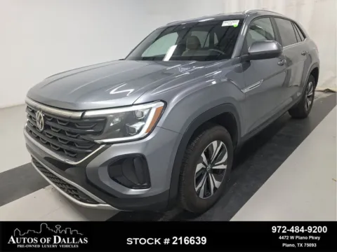 Gray 2025 Volkswagen Atlas Cross Sport 2.0T SE for sale in Plano, TX