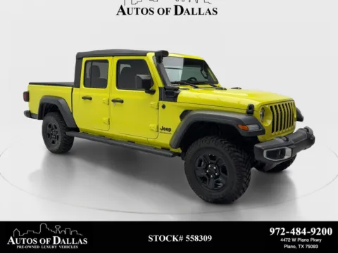 Yellow 2023 Jeep Gladiator Sport for sale in Plano, TX