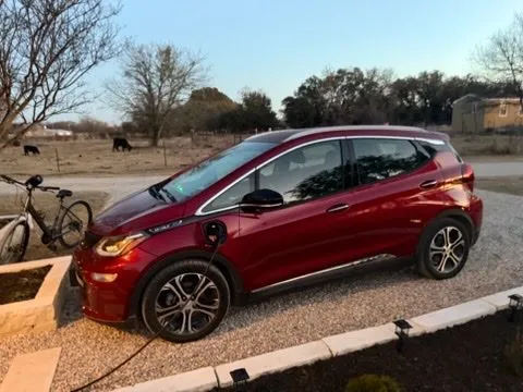 Red 2017 Chevrolet Bolt EV Premier for sale in Plano, TX