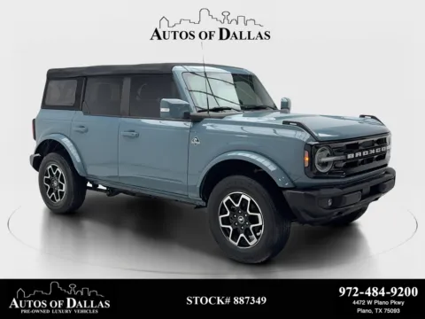 Blue 2022 Ford Bronco Outer Banks for sale in Plano, TX