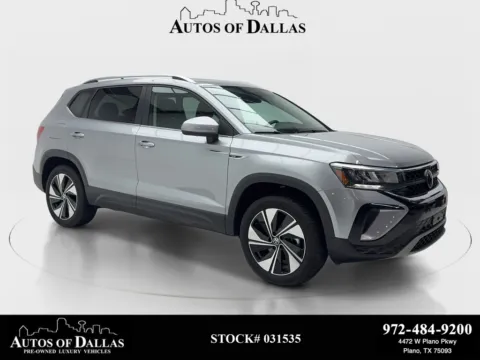 Silver 2024 Volkswagen Taos 1.5T SE for sale in Plano, TX