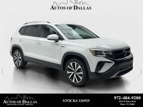 White 2023 Volkswagen Taos 1.5T SE for sale in Plano, TX