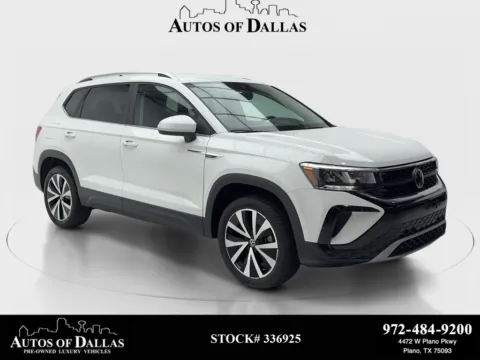 White 2023 Volkswagen Taos 1.5T SE for sale in Plano, TX