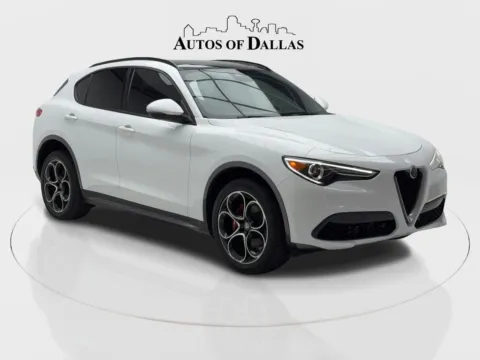 White 2022 Alfa Romeo Stelvio Ti for sale in Plano, TX