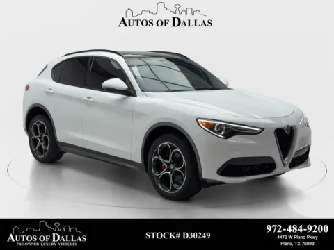 White 2022 Alfa Romeo Stelvio Ti for sale in Plano, TX