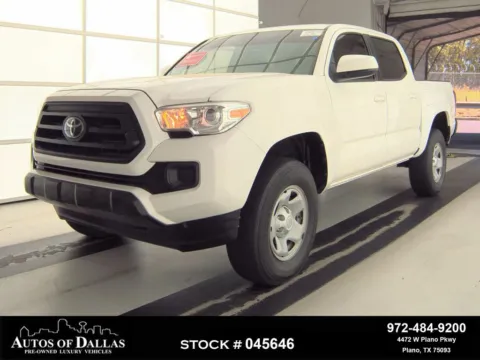 White 2022 Toyota Tacoma SR for sale in Plano, TX