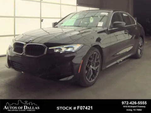 Black 2025 BMW 3 Series 330i for sale in Plano, TX