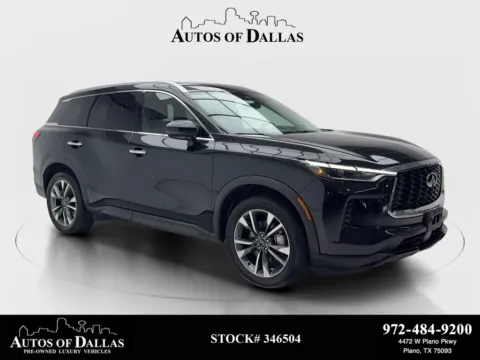 Black 2025 INFINITI QX60 LUXE for sale in Plano, TX