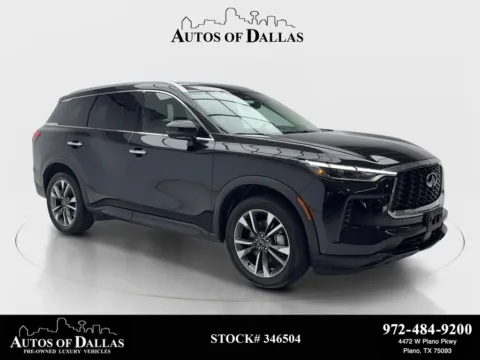 Black 2025 INFINITI QX60 LUXE for sale in Plano, TX