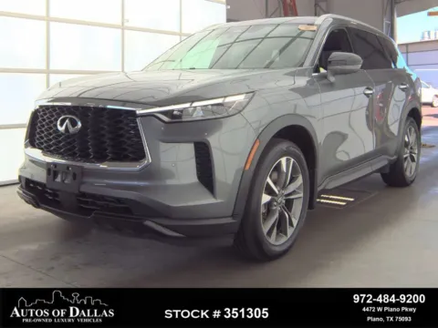 Gray 2025 INFINITI QX60 LUXE for sale in Plano, TX