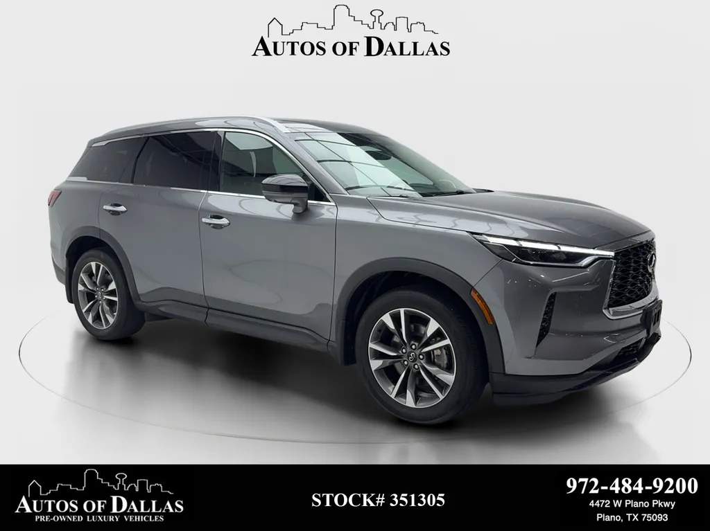 Gray 2025 INFINITI QX60 LUXE for sale in Plano, TX
