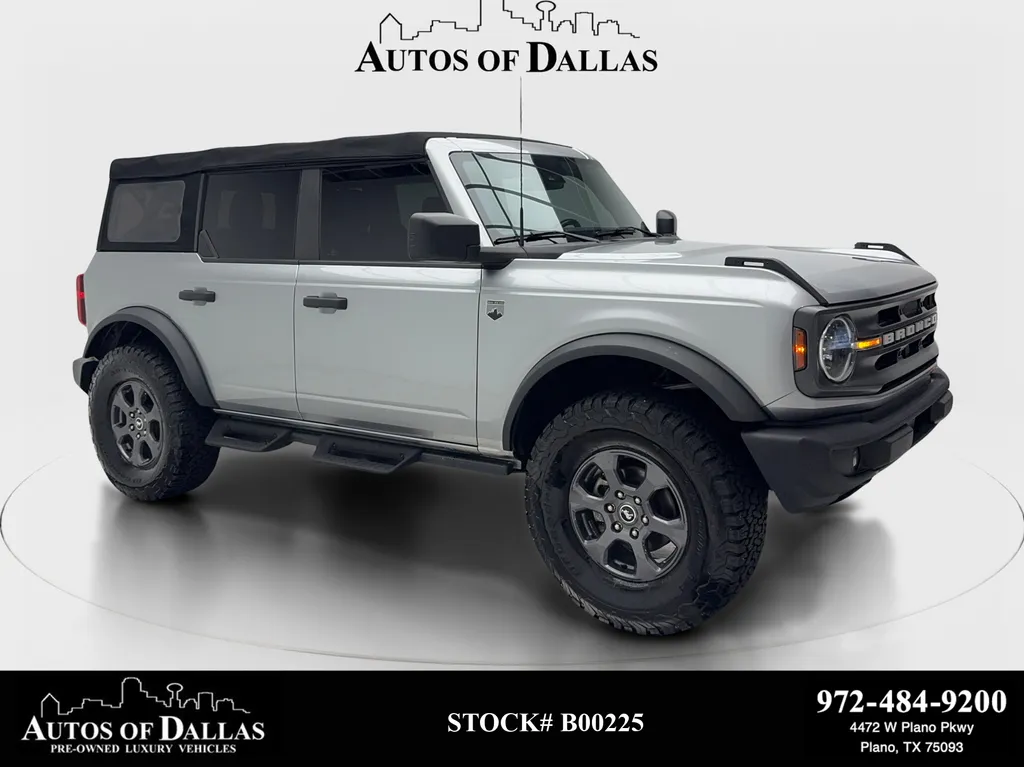 Silver 2023 Ford Bronco Big Bend for sale in Plano, TX