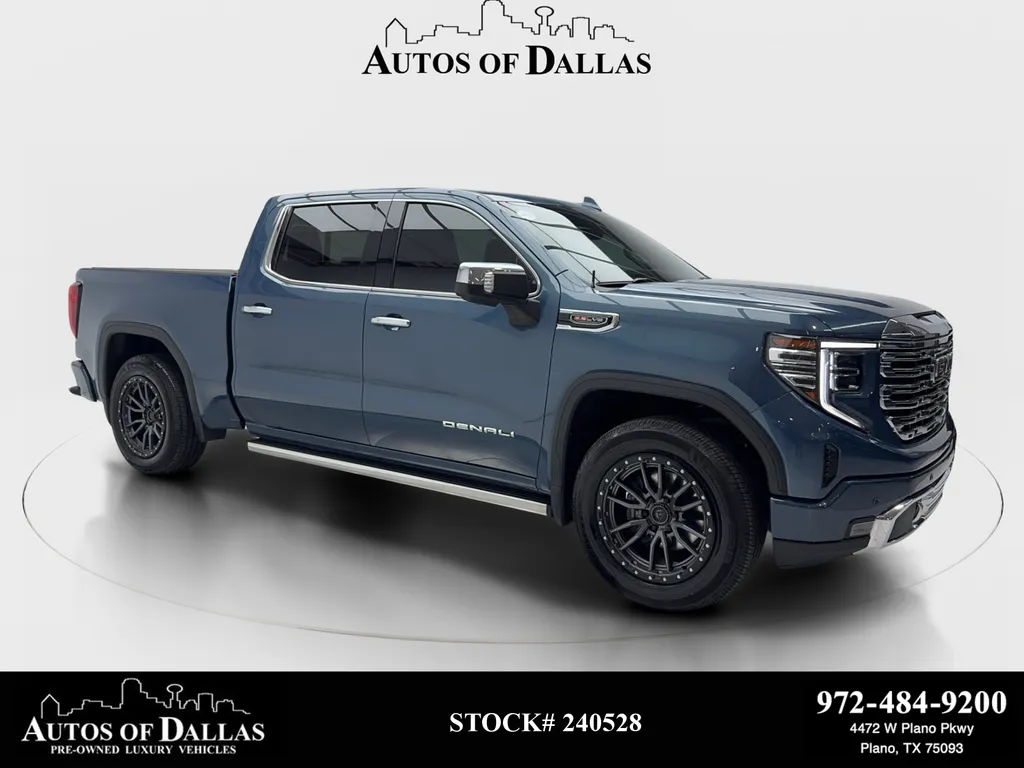 Blue 2024 GMC Sierra 1500 Denali for sale in Plano, TX