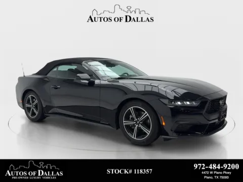 Black 2025 Ford Mustang EcoBoost for sale in Plano, TX