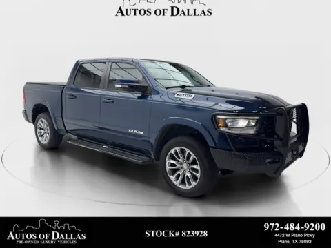 Blue 2021 Ram 1500 Laramie for sale in Plano, TX